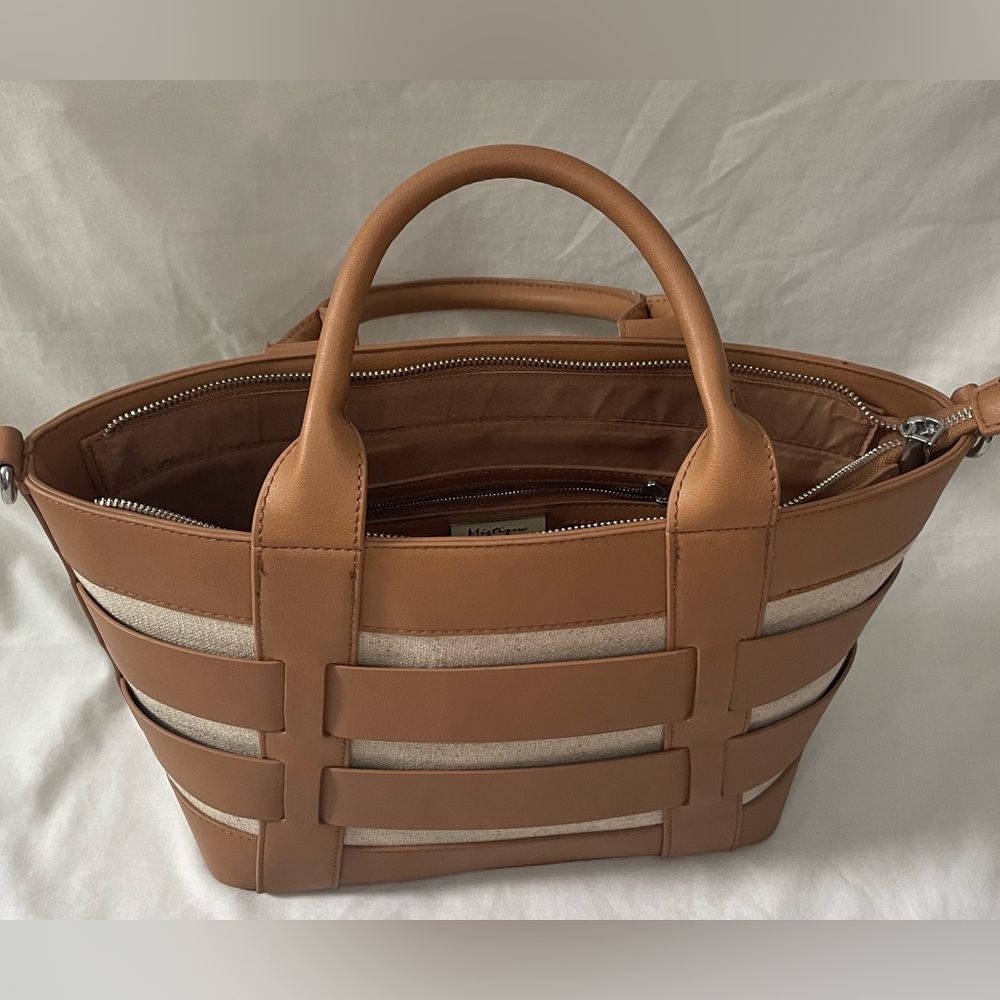 Francescas Brown/White Purse